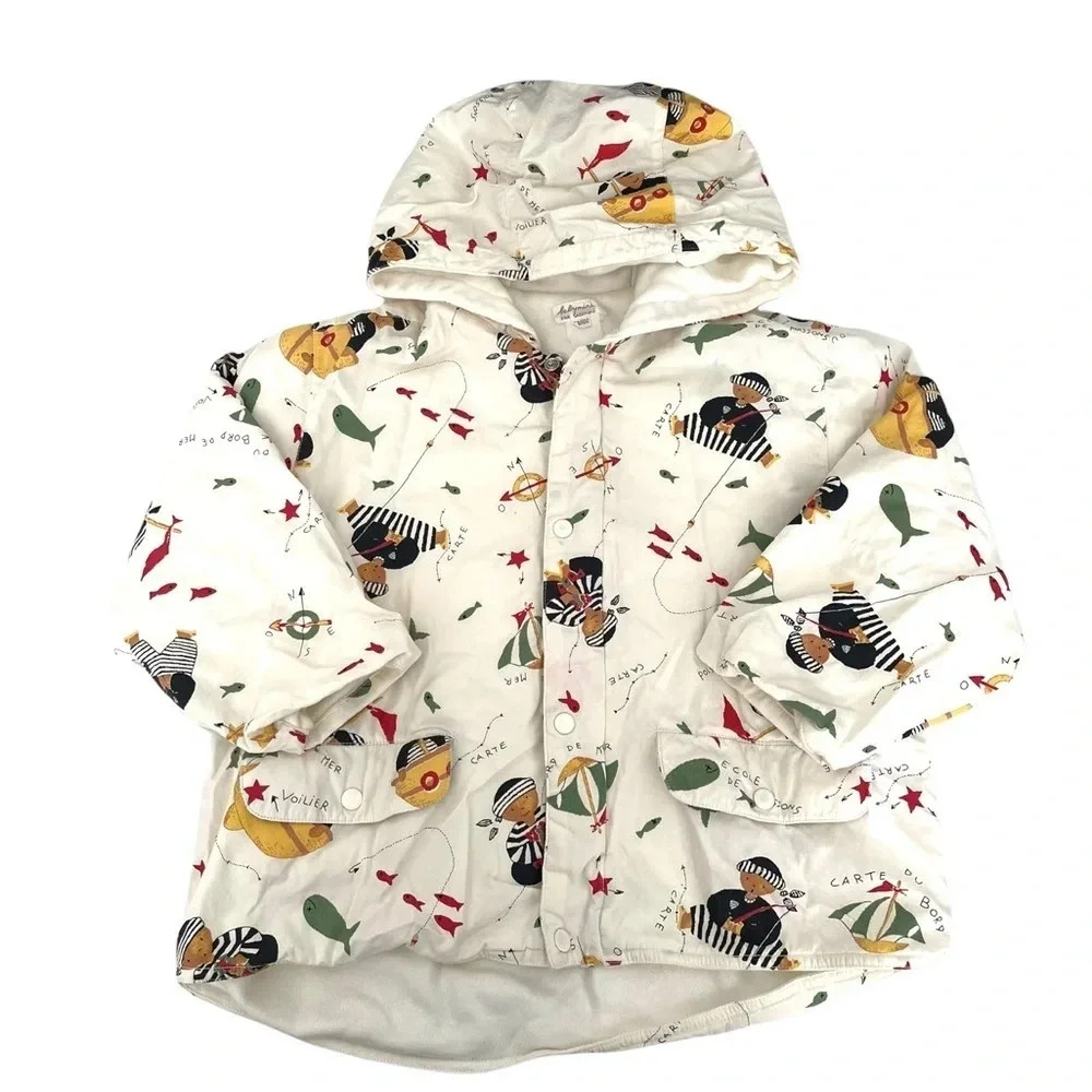Baby Mini Par‎ Catimini Zip Up Jacket Size 102
